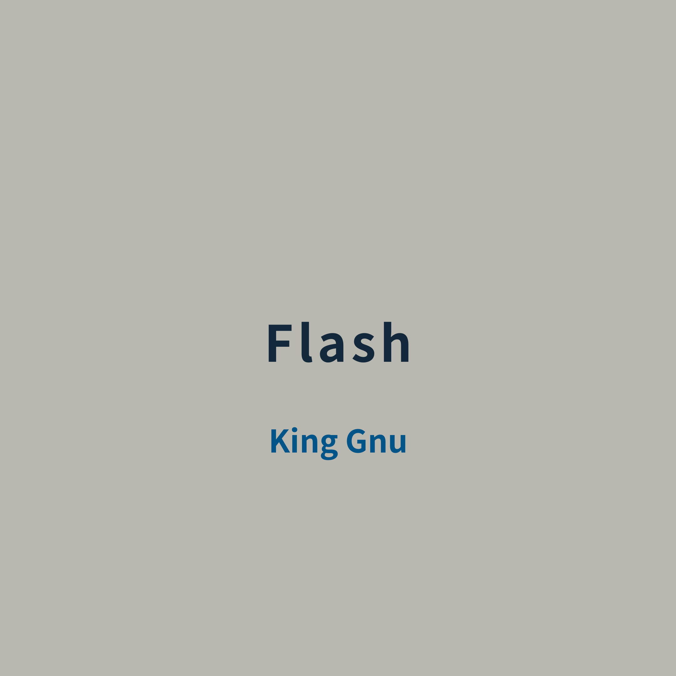 King Gnu - Flash