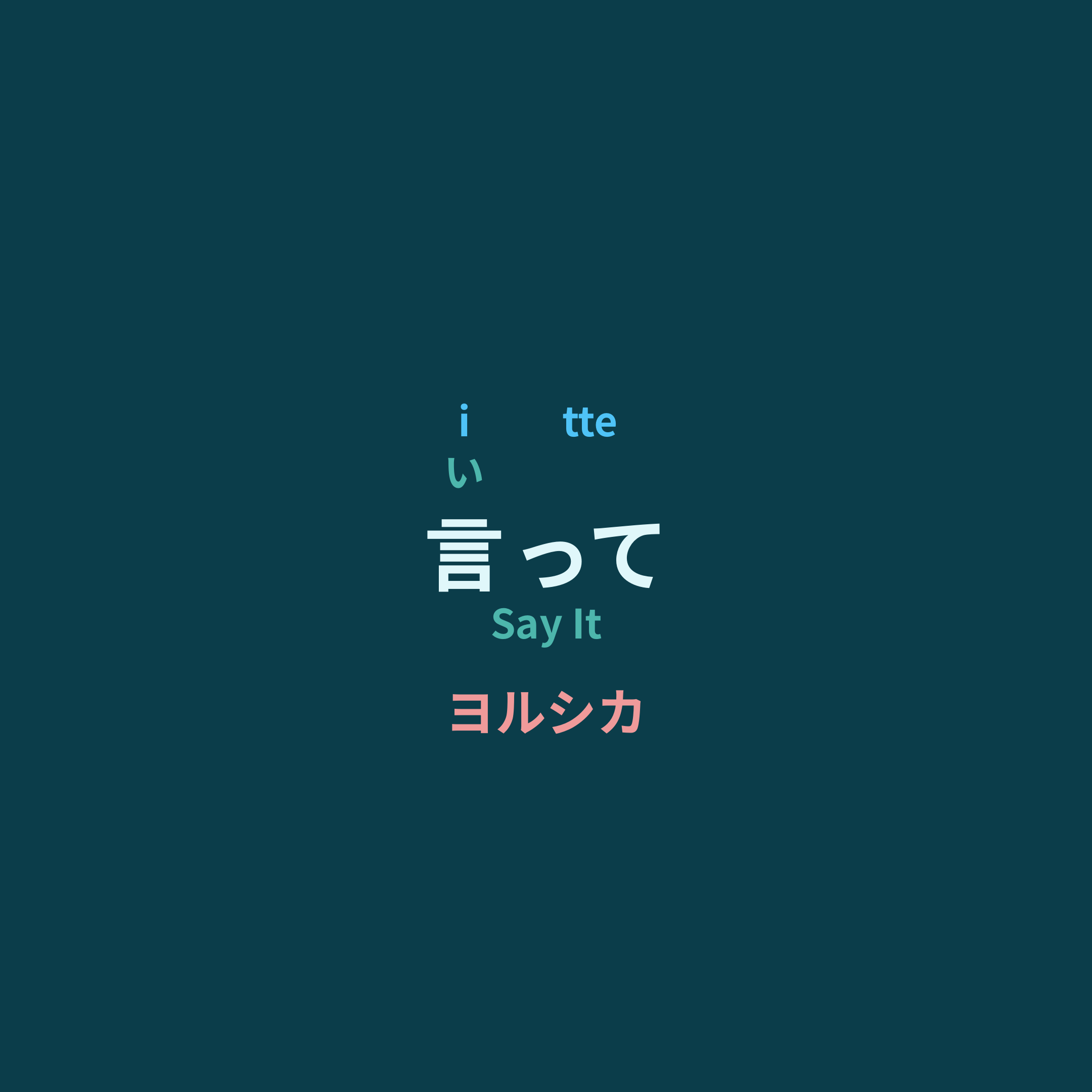 ヨルシカ (Yorushika) - 言って/Say It